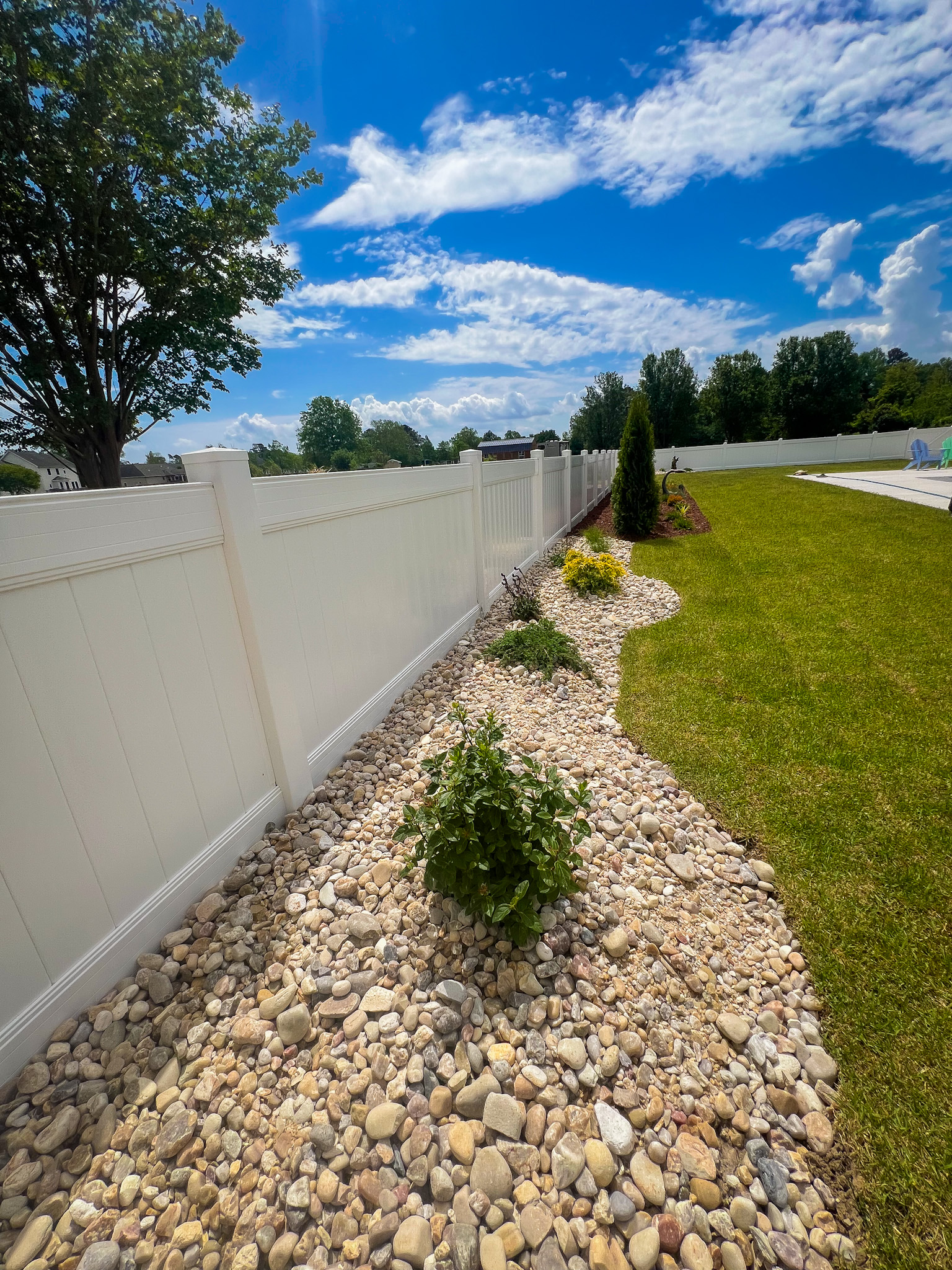 Fiberglass Pool Installation & Landscaping In Moyock, North Carolina